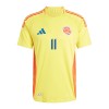 Maglia ufficiale Colombia Juan Cuadrado 11 Casa 2024 per Uomo